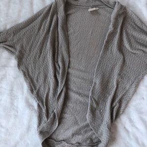 Cream Batwing Knit Sweater